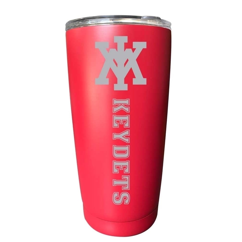 VMI Keydets NCAA Laser-Engraved Tumbler - 16oz Stainless Steel Insulated Mug Choose Your Color Image 2