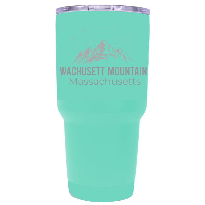 Wachusett Mountain Massachusetts Ski Snowboard Winter Souvenir Laser Engraved 24 oz Insulated Stainless Steel Tumbler Image 3