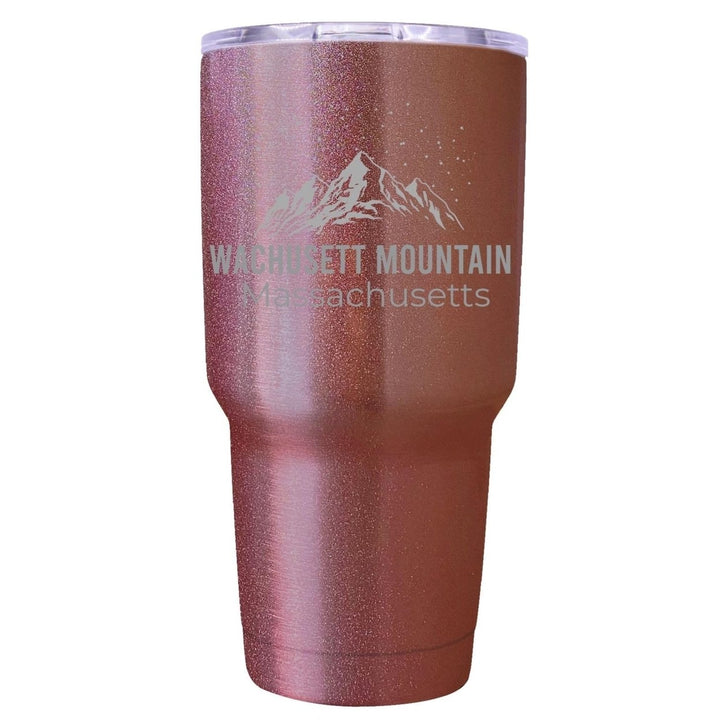 Wachusett Mountain Massachusetts Ski Snowboard Winter Souvenir Laser Engraved 24 oz Insulated Stainless Steel Tumbler Image 4