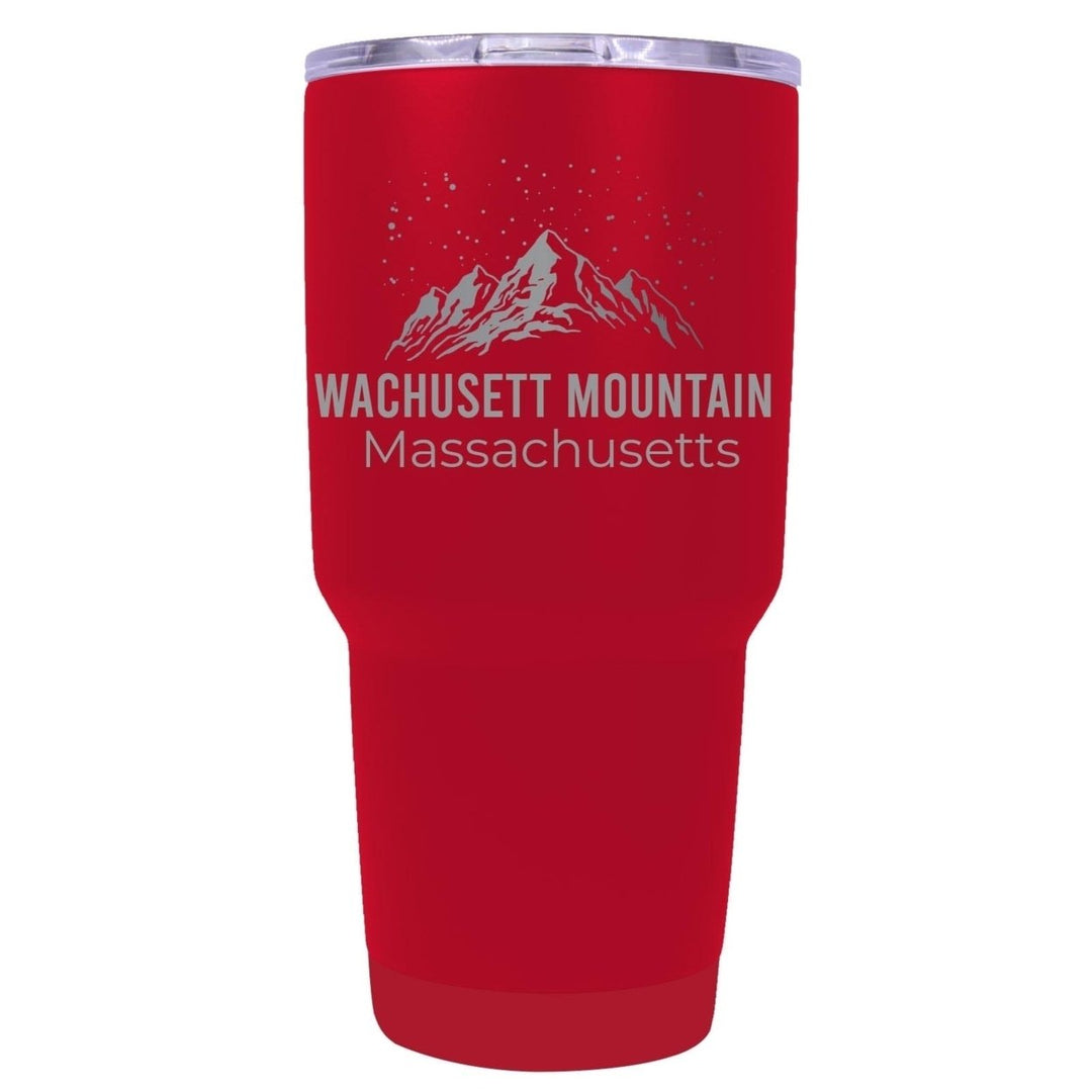 Wachusett Mountain Massachusetts Ski Snowboard Winter Souvenir Laser Engraved 24 oz Insulated Stainless Steel Tumbler Image 4