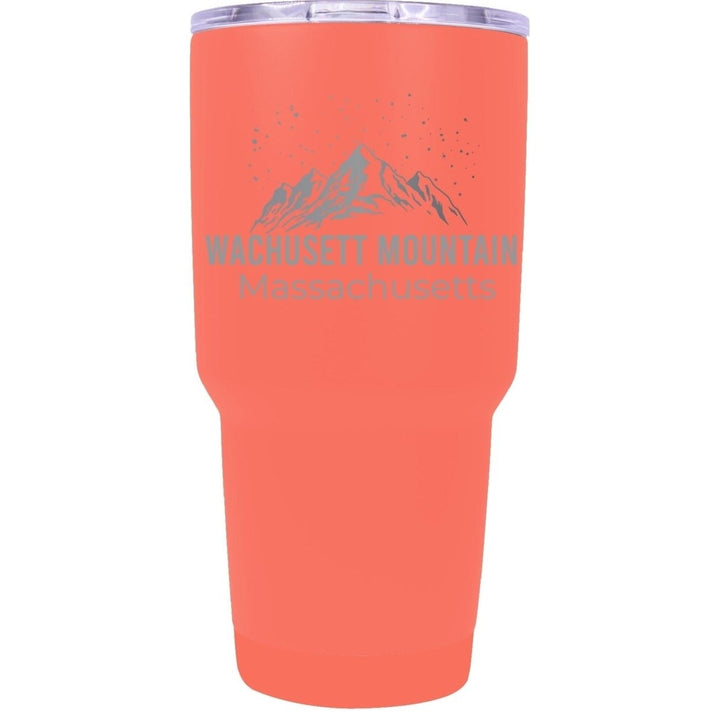 Wachusett Mountain Massachusetts Ski Snowboard Winter Souvenir Laser Engraved 24 oz Insulated Stainless Steel Tumbler Image 7