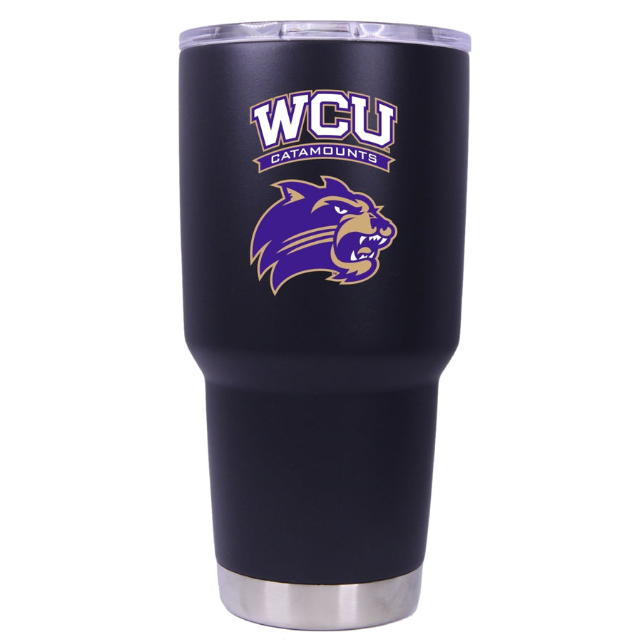Western Carolina University 24 oz oz Choose Your Color Insulated Stainless Steel Tumbler Image 1