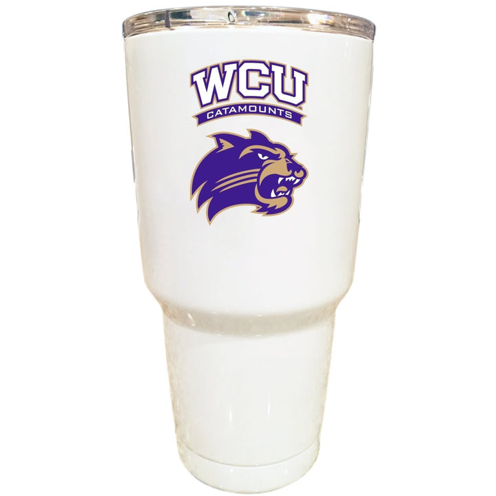 Western Carolina University 24 oz oz Choose Your Color Insulated Stainless Steel Tumbler Image 1