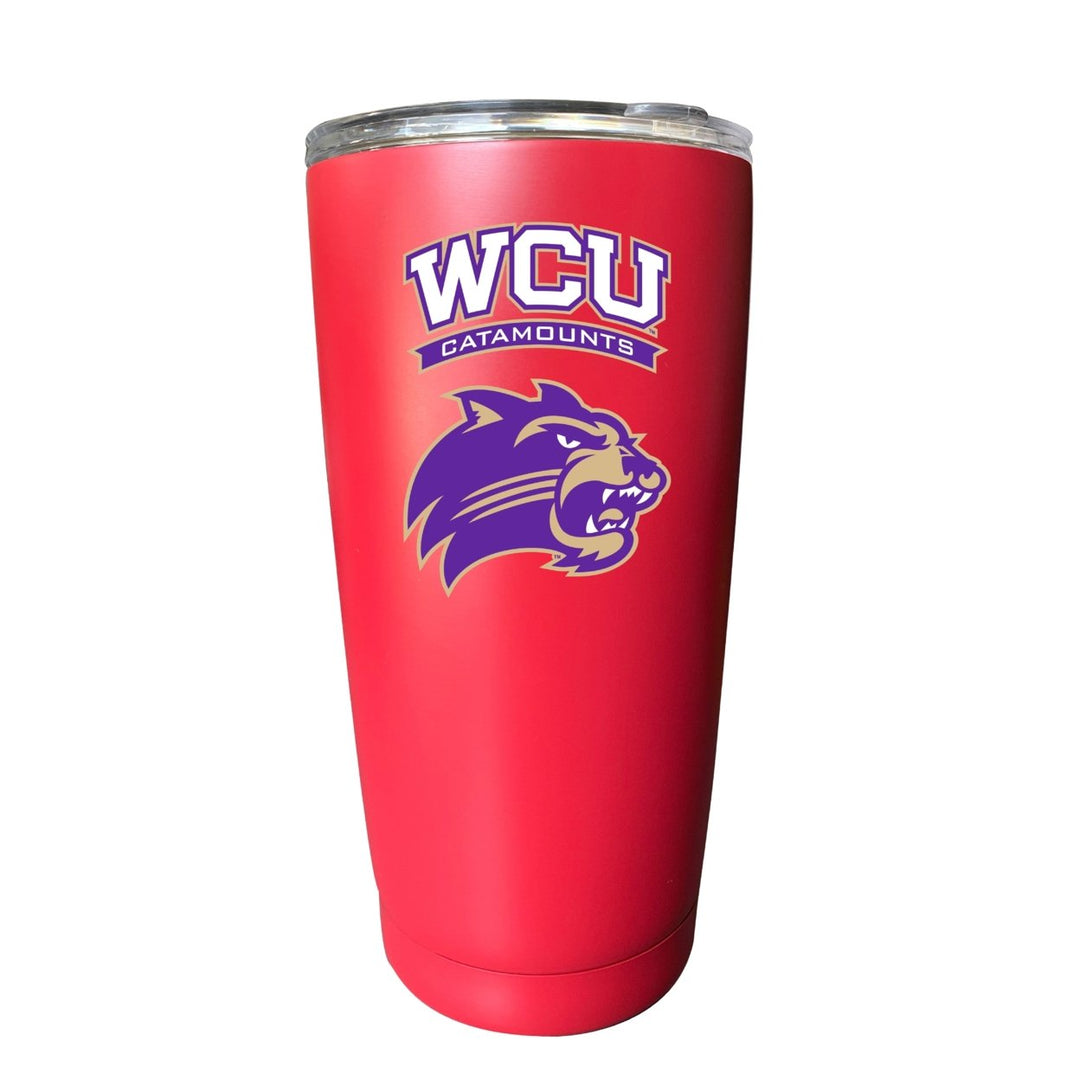 Western Carolina University NCAA Insulated Tumbler - 16oz Stainless Steel Travel Mug Choose Your Color Image 2