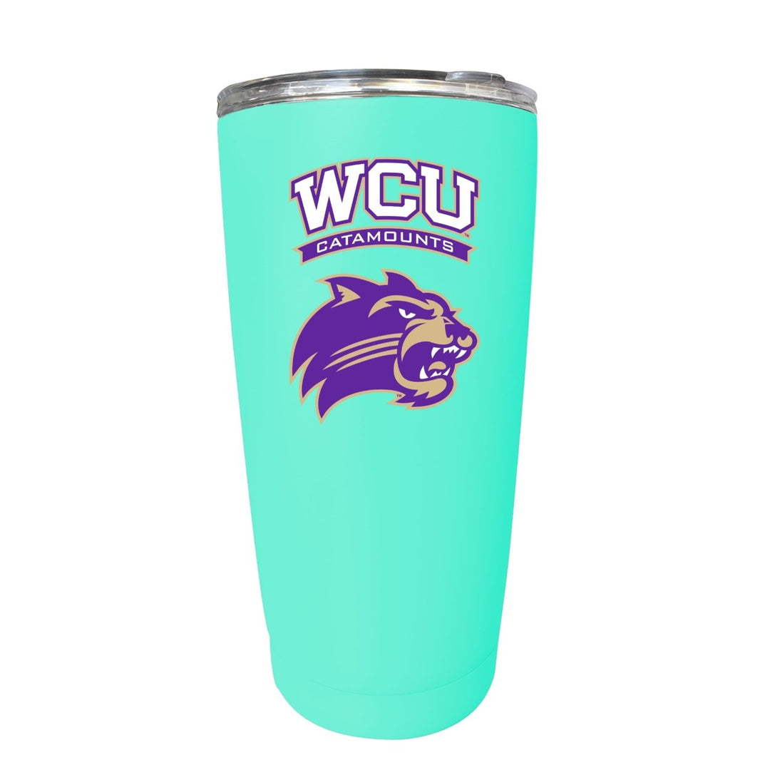 Western Carolina University NCAA Insulated Tumbler - 16oz Stainless Steel Travel Mug Choose Your Color Image 3