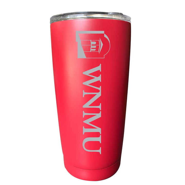 Western Mexico University NCAA Laser-Engraved Tumbler - 16oz Stainless Steel Insulated Mug Choose Your Color Image 2