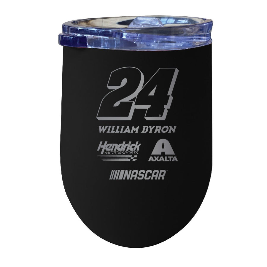 William Byron NASCAR 24 12 oz Etched Insulated Wine Tumbler Image 1