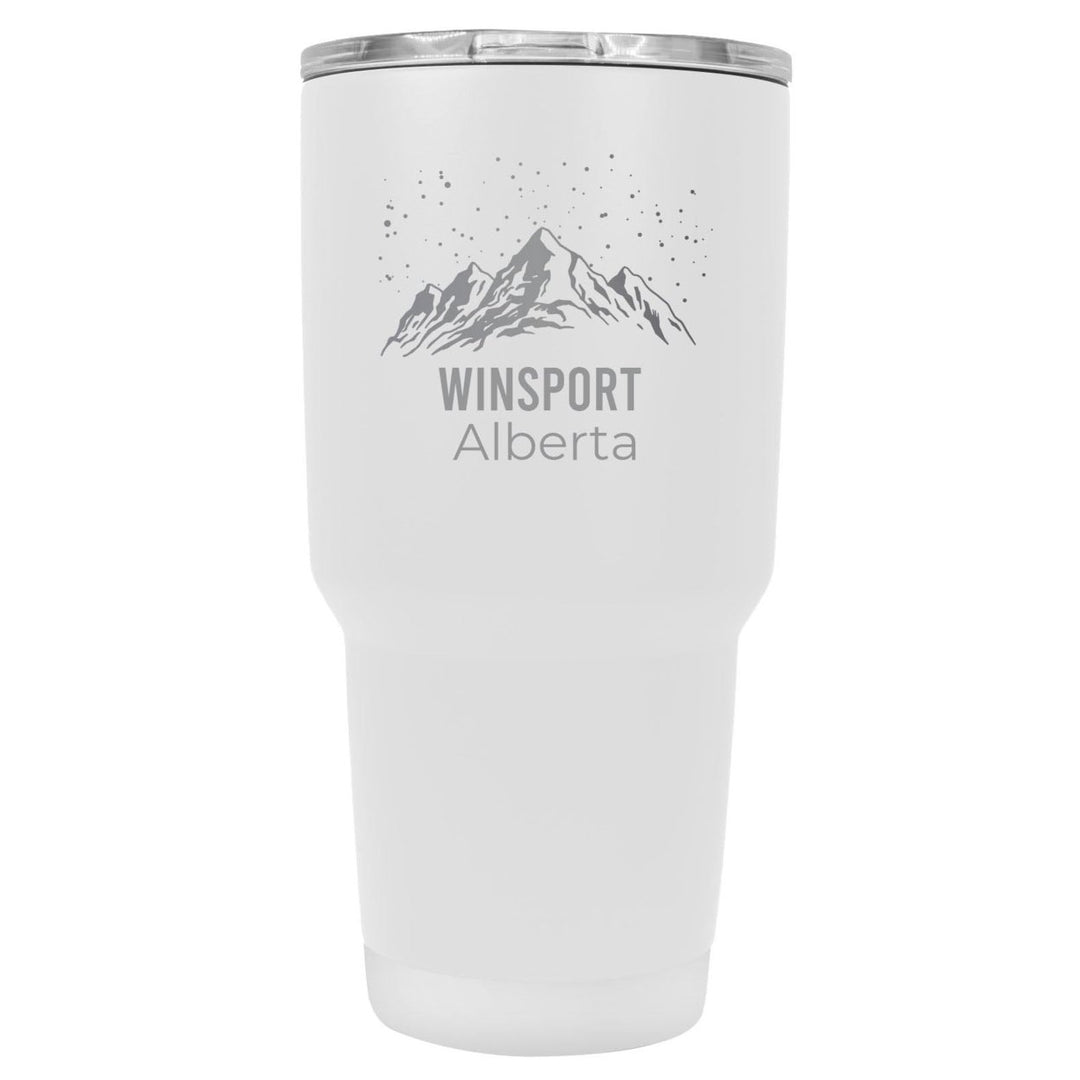 WinSport Alberta Ski Snowboard Winter Souvenir Laser Engraved 24 oz Insulated Stainless Steel Tumbler Image 1