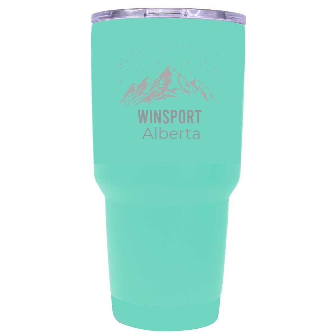 WinSport Alberta Ski Snowboard Winter Souvenir Laser Engraved 24 oz Insulated Stainless Steel Tumbler Image 3