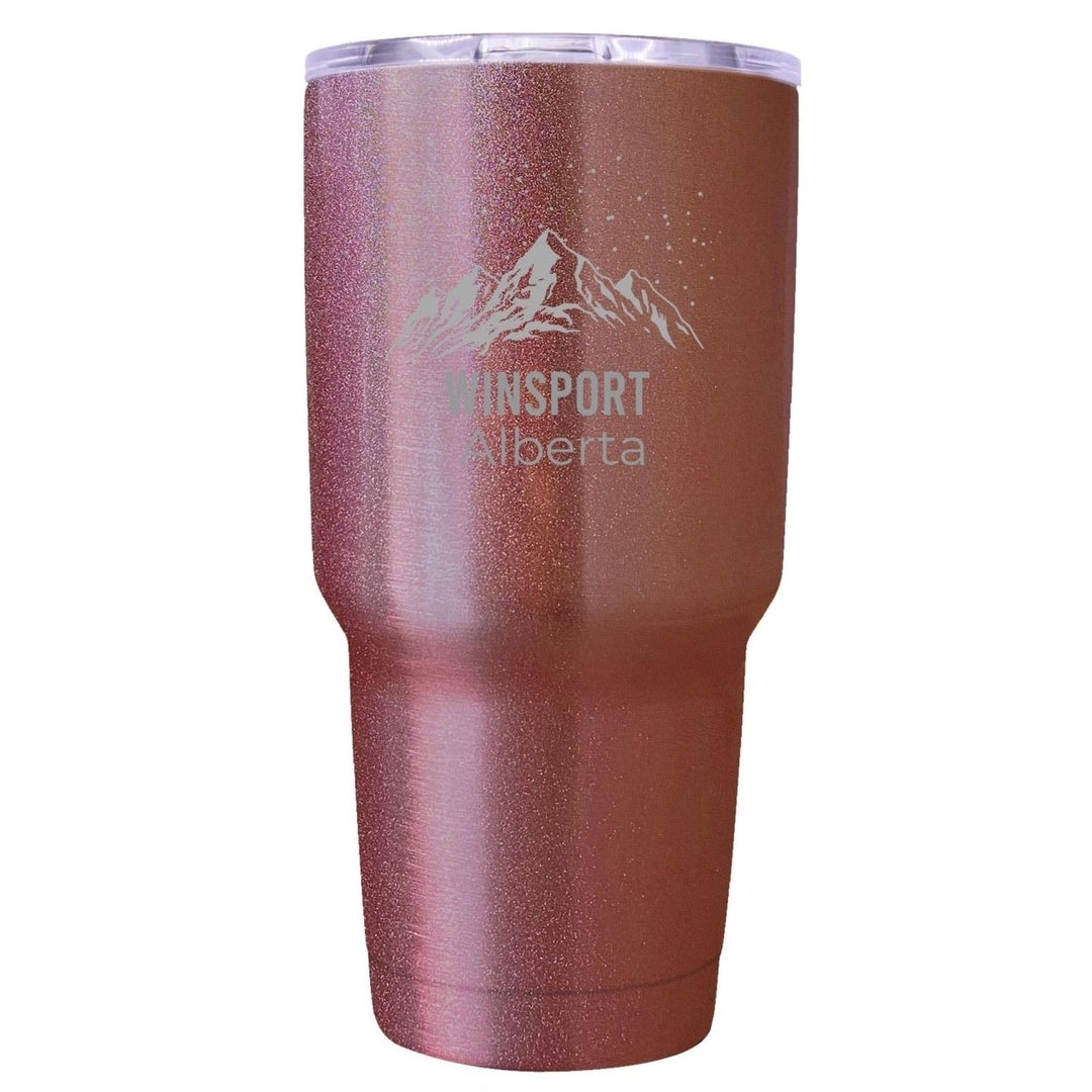 WinSport Alberta Ski Snowboard Winter Souvenir Laser Engraved 24 oz Insulated Stainless Steel Tumbler Image 1