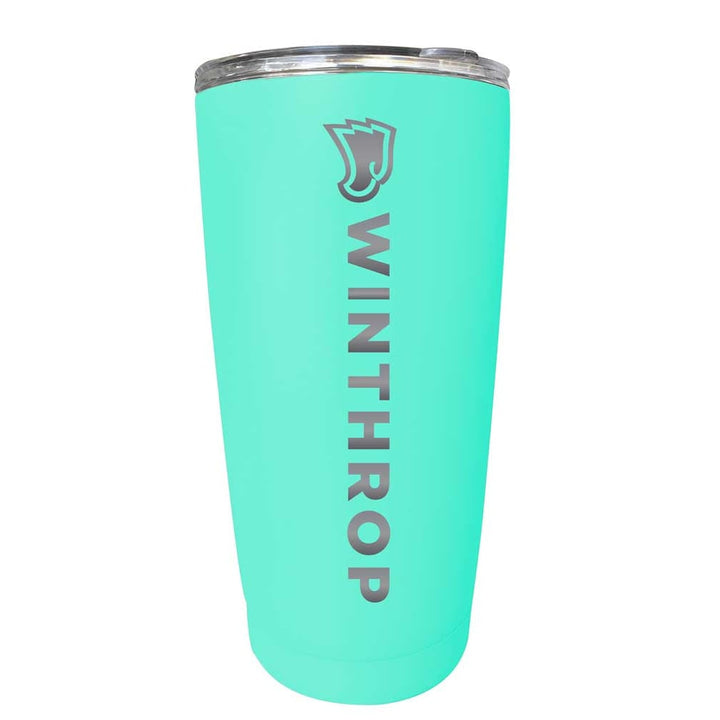 Winthrop University NCAA Laser-Engraved Tumbler - 16oz Stainless Steel Insulated Mug Choose Your Color Image 1