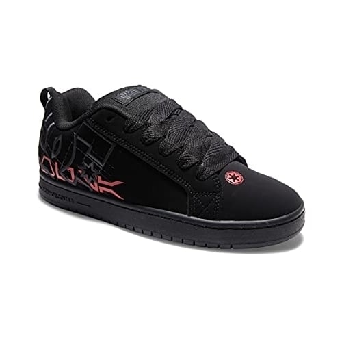 DC Mens Star Wars Ct Graffik Shoe Skate BLACK/GREY/RED Image 1