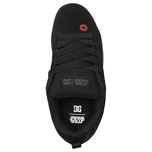 DC Mens Star Wars Ct Graffik Shoe Skate BLACK/GREY/RED Image 4