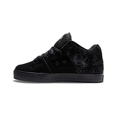 DC Mens Star Wars Pure Mid Shoe Skate BLACK/RED Image 3