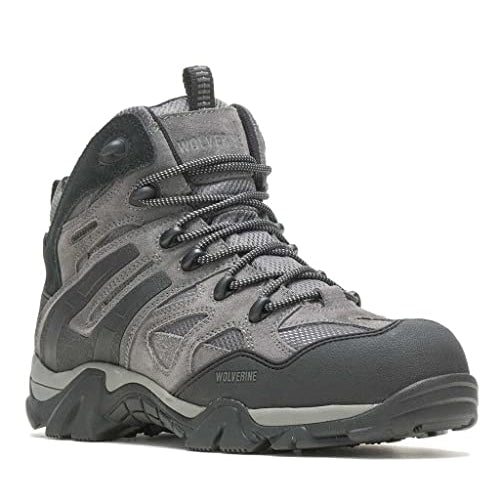 WOLVERINE Mens Wilderness Composite Toe Work Boot Charcoal Grey - W080030 Charcoal Grey Image 1