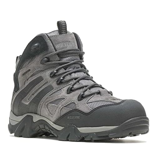 WOLVERINE Mens Wilderness Composite Toe Work Boot Charcoal Grey - W080030 Charcoal Grey Image 4