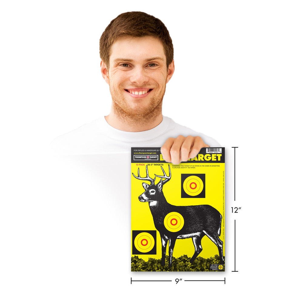 Deer Ultra Bright Sight In Targets 9"x12" (60 Pack) Image 2