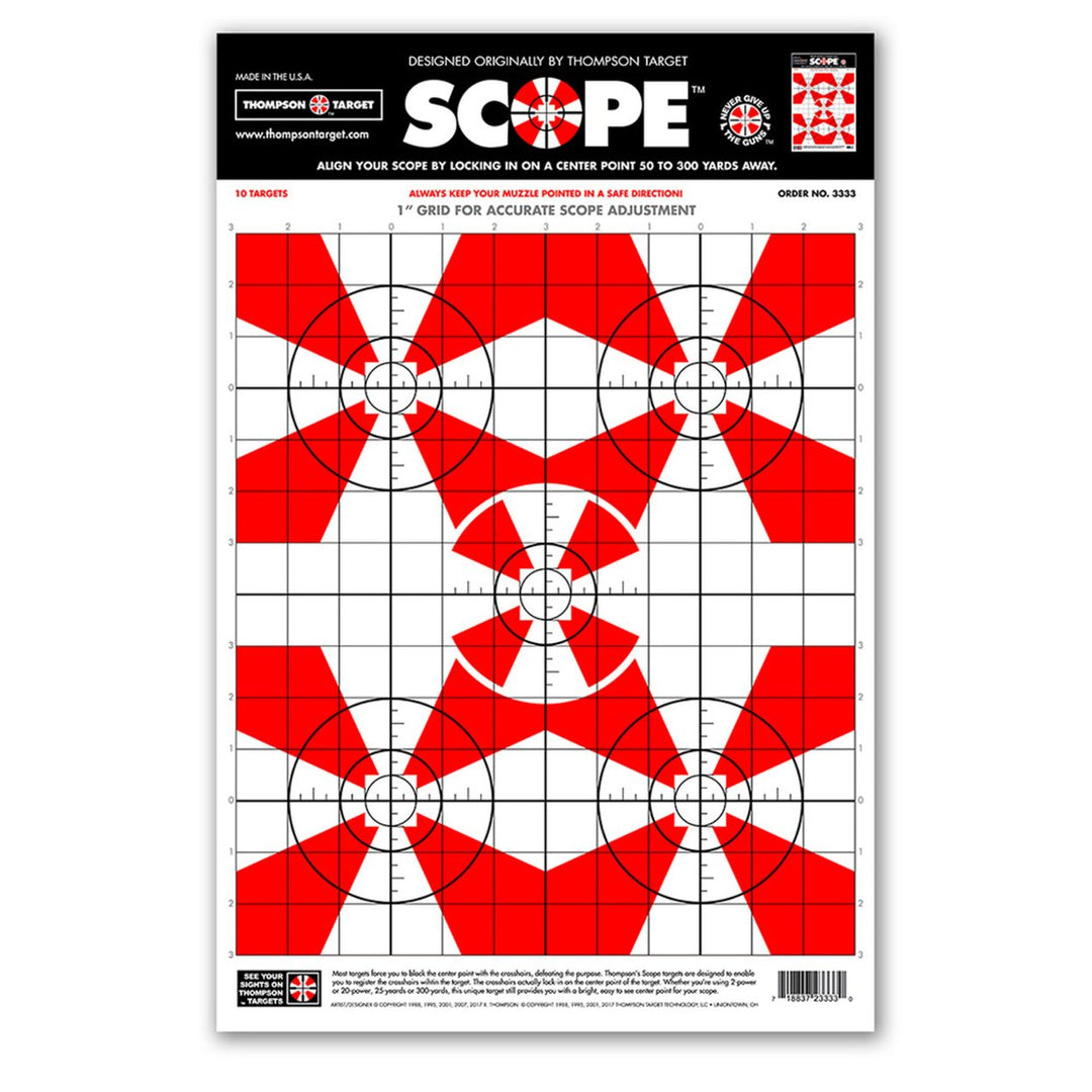 Scope Alignment/Sight-In 12.5"x19" Paper Shooting Targets (30 Pack) Image 1