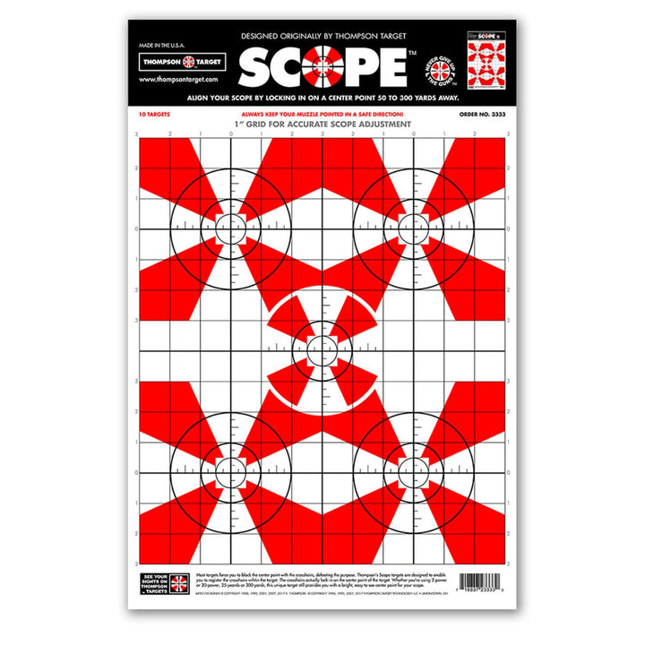 Scope Alignment/Sight-In 12.5"x19" Paper Shooting Targets (30 Pack) Image 1