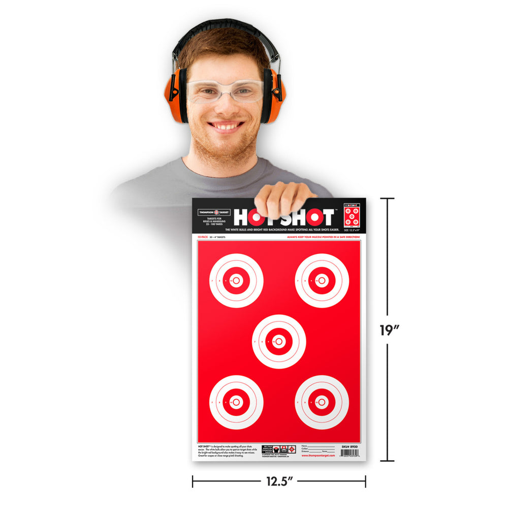 Hot Shot 12.5"x19" Paper Shooting Targets (30 Pack) Image 2