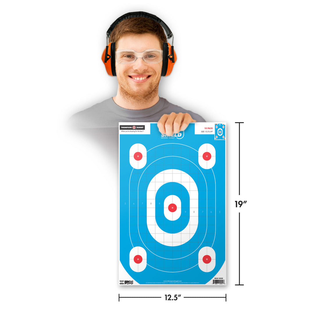 B27 Shield 12.5"x19" Defense Training Targets (30 Pack) Image 2