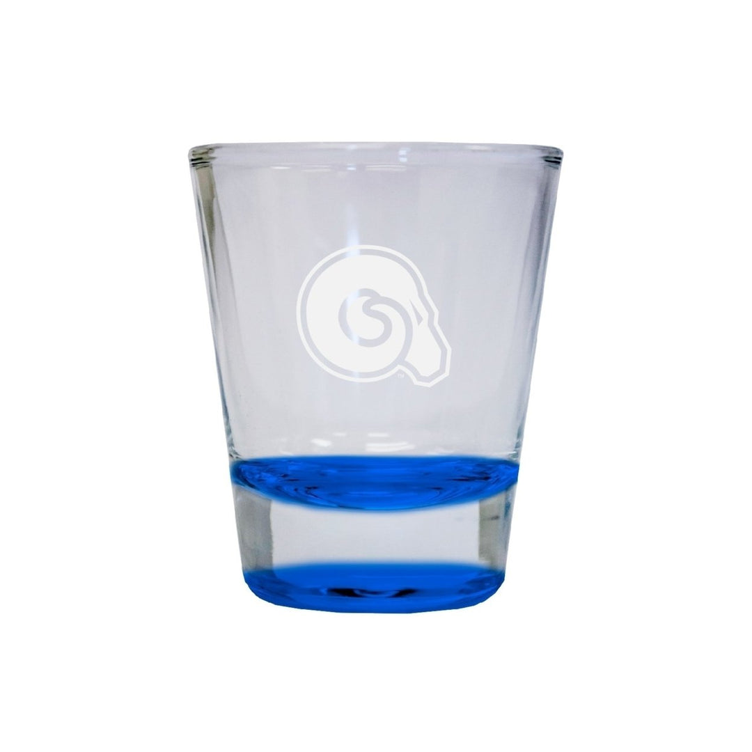 NCAA Albany State University Collectors 2oz Laser-Engraved Spirit Shot Glass Blue Image 1