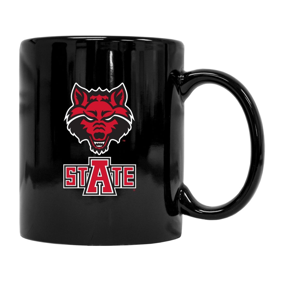 Arkansas State Black Ceramic Coffee NCAA Fan Mug (Black) Image 1