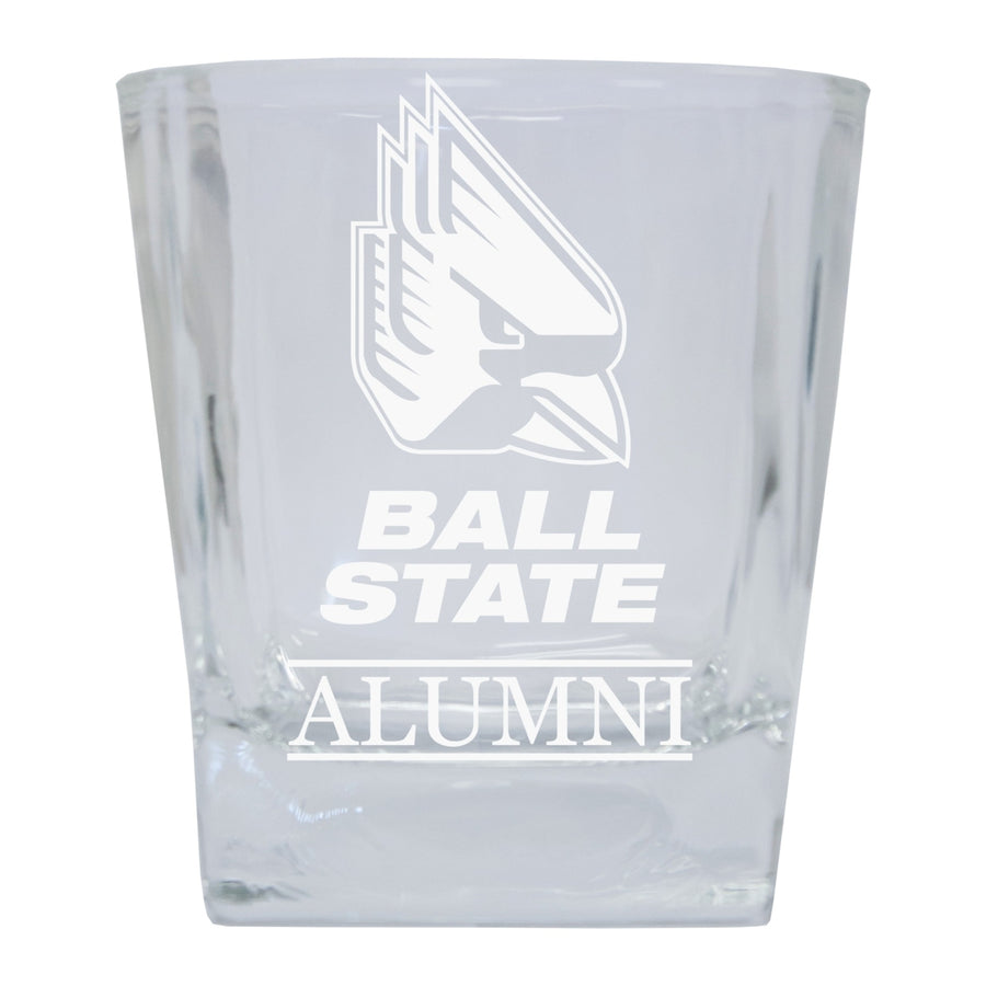 Ball State University Alumni Elegance - 5 oz Etched Shooter Glass Tumbler 4-Pack Image 1