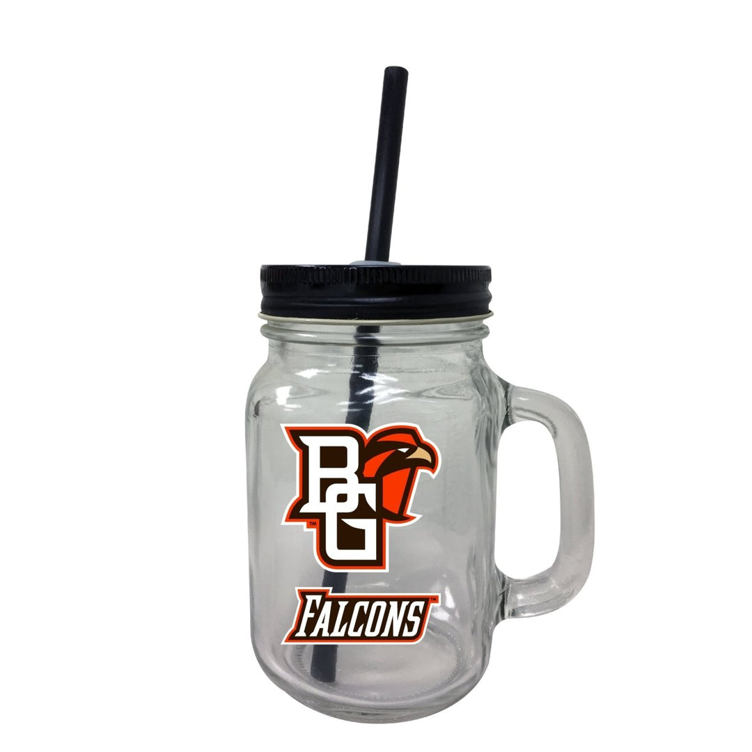 Bowling Green State University Mason Jar Glass 2-Pack Image 1