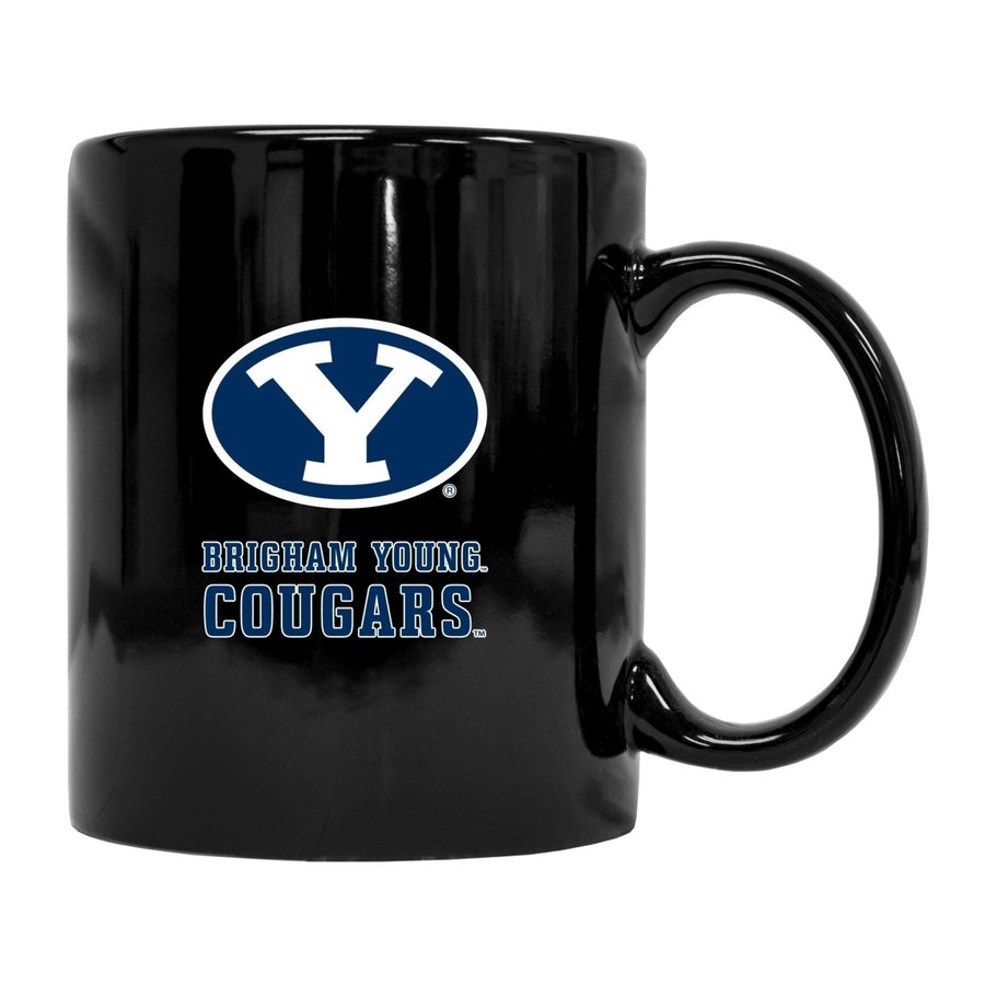 Brigham Young Cougars Black Ceramic NCAA Fan Mug (Black) Image 1