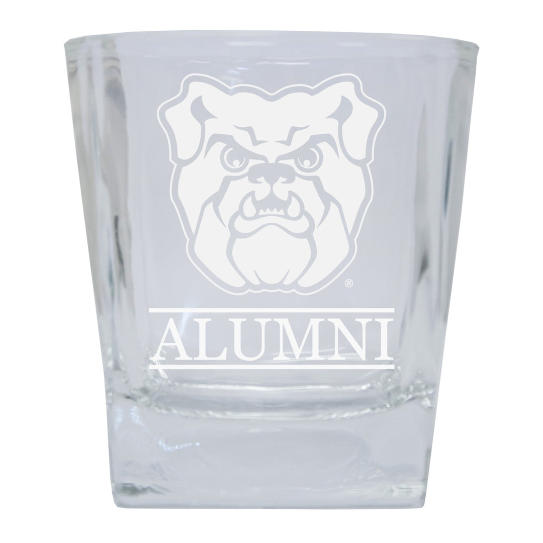 Butler Bulldogs Alumni Elegance - 5 oz Etched Shooter Glass Tumbler 4-Pack Image 1