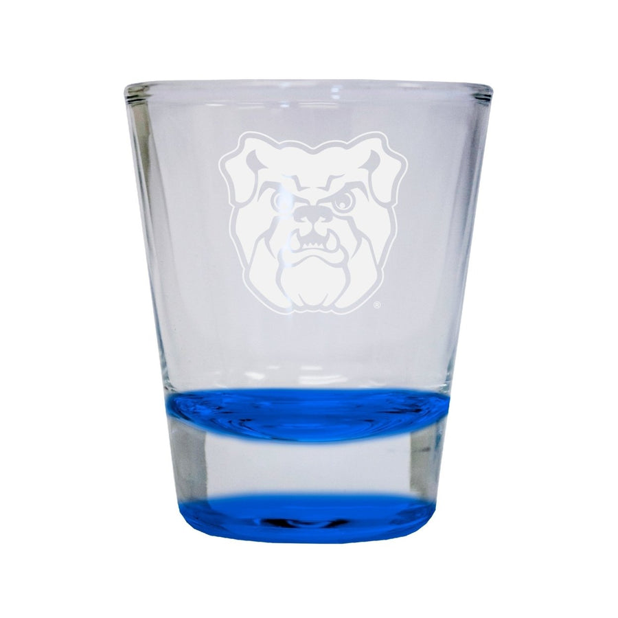 NCAA Butler Bulldogs Collectors 2oz Laser-Engraved Spirit Shot Glass Blue Image 1