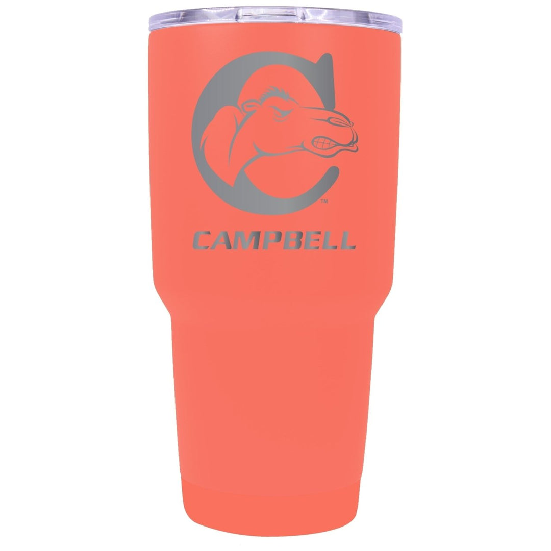 Campbell University Fighting Camels Premium Laser Engraved Tumbler - 24oz Stainless Steel Insulated Mug Choose your Image 1