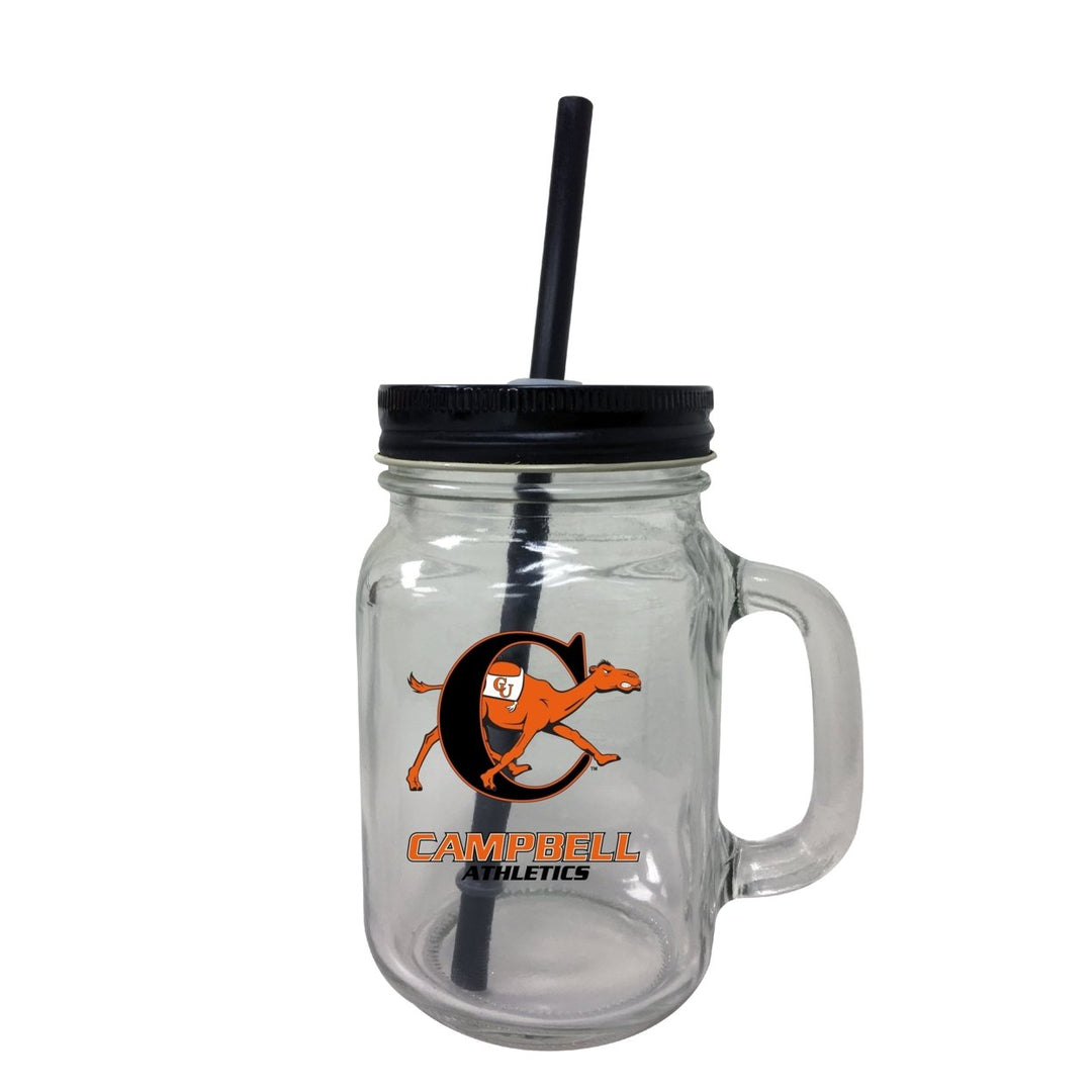 Campbell University Mason Jar Glass 2-Pack Image 1