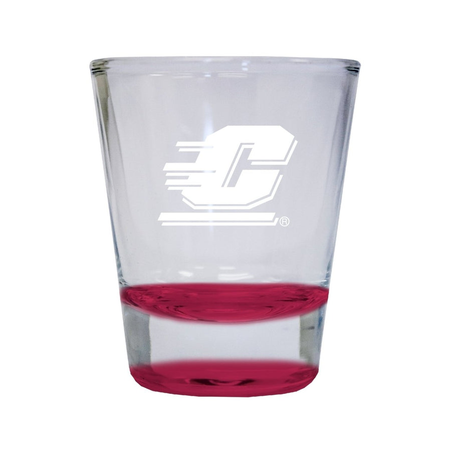 NCAA Central Michigan University Collectors 2oz Laser-Engraved Spirit Shot Glass Red Image 1