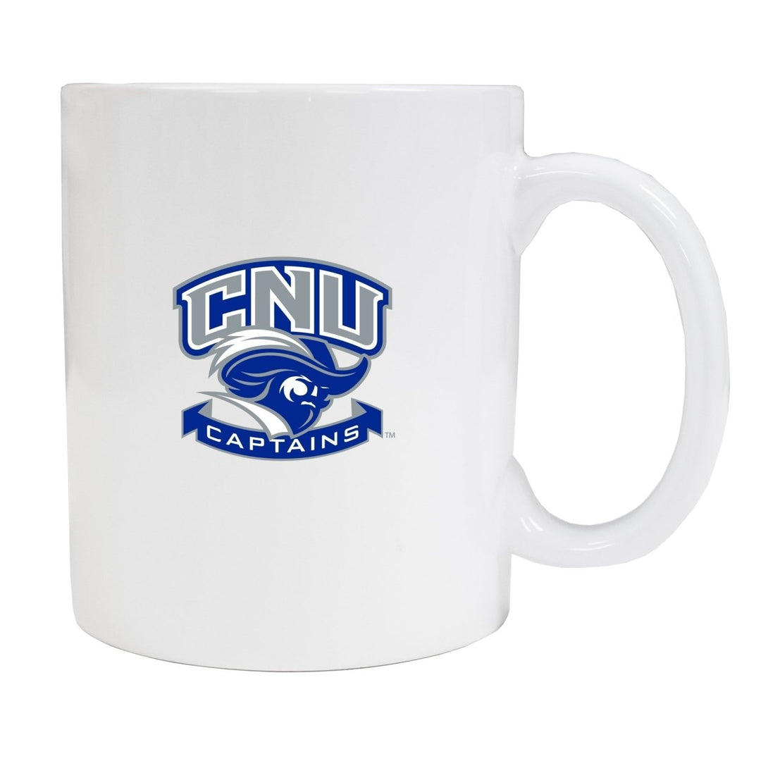 Christopher Newport Captains White Ceramic NCAA Fan Mug (White) Image 1