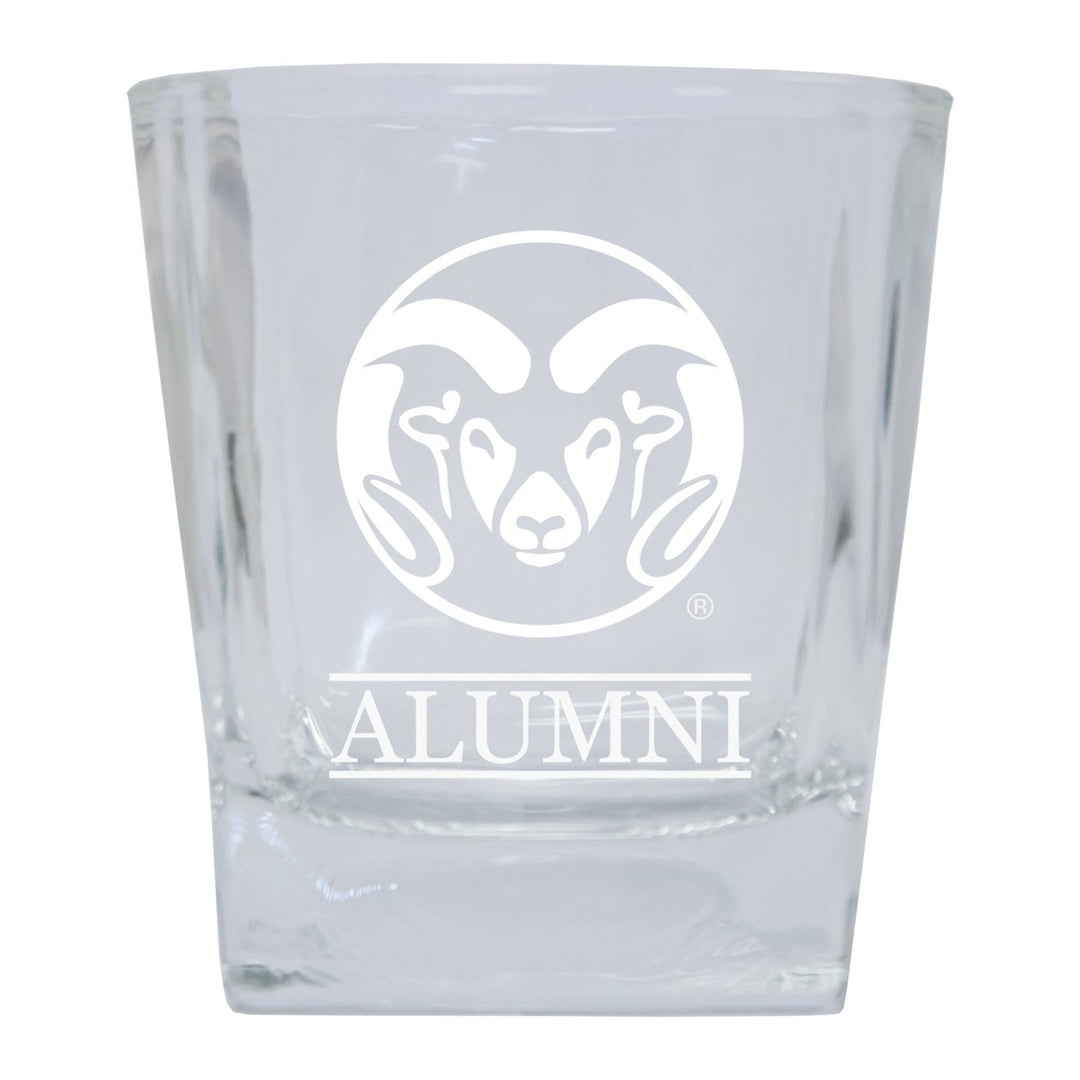 Colorado State Rams Alumni Elegance - 5 oz Etched Shooter Glass Tumbler 4-Pack Image 1