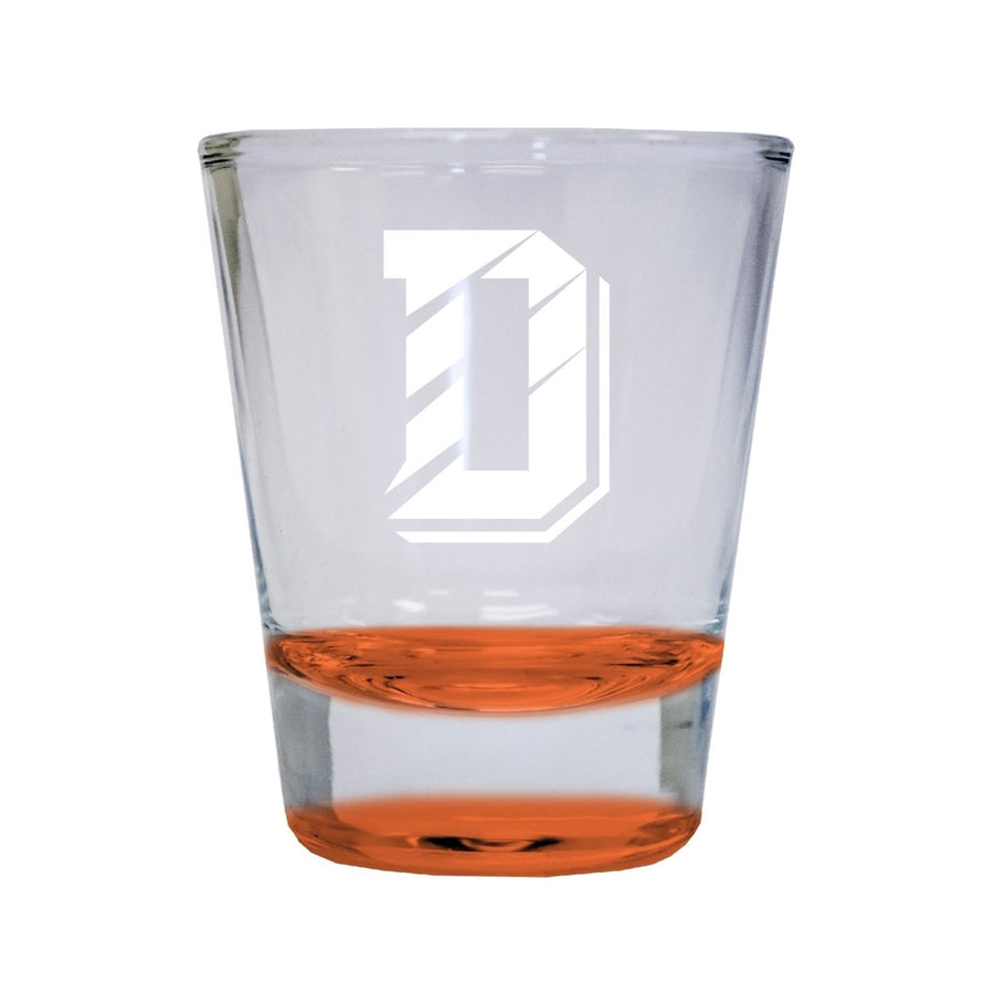 NCAA Davidson College Collectors 2oz Laser-Engraved Spirit Shot Glass Orange Image 1