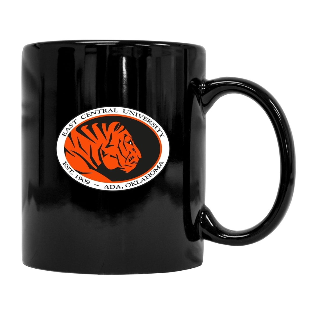 East Central University Tigers Black Ceramic NCAA Fan Mug (Black) Image 1