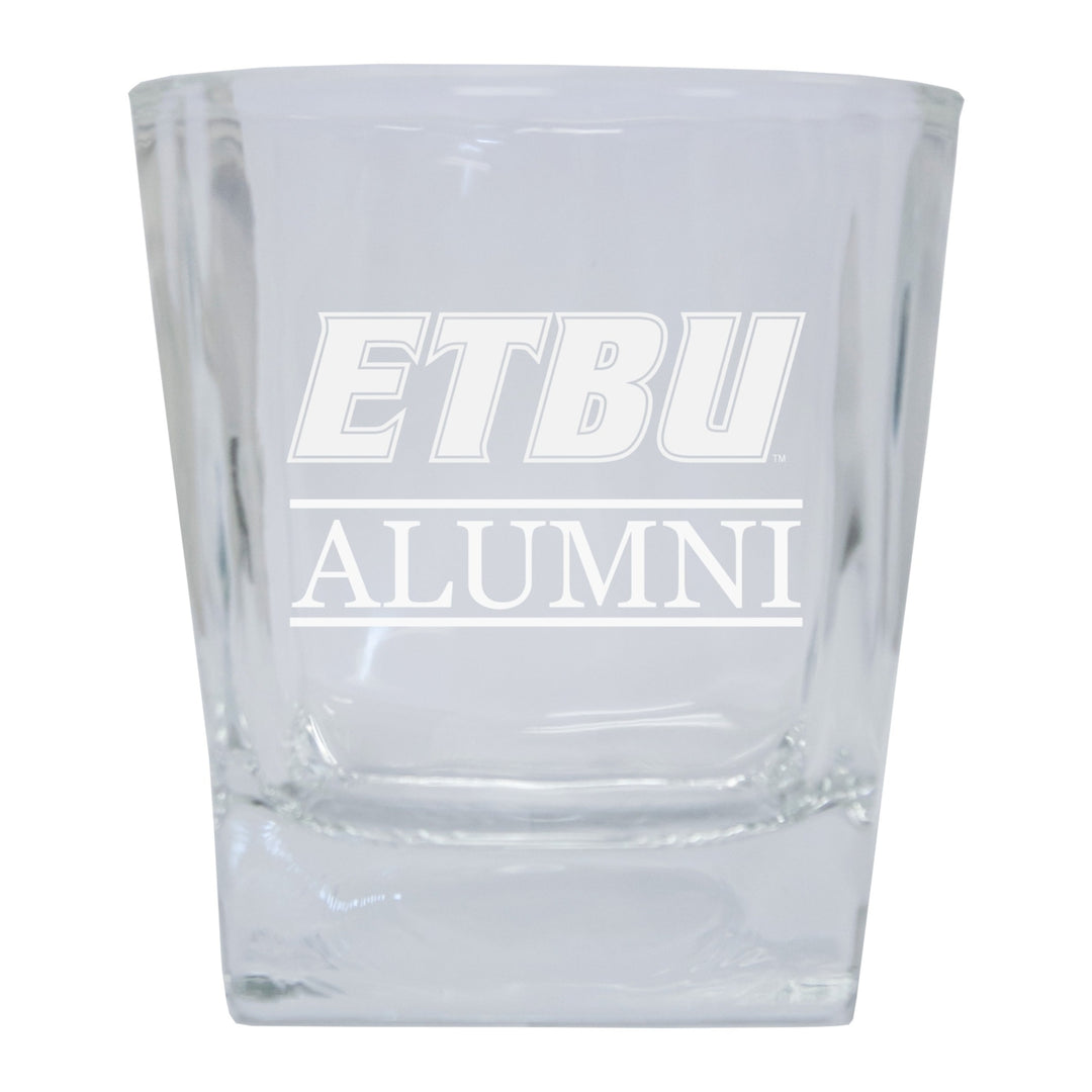 East Texas Baptist University Alumni Elegance - 5 oz Etched Shooter Glass Tumbler 4-Pack Image 1