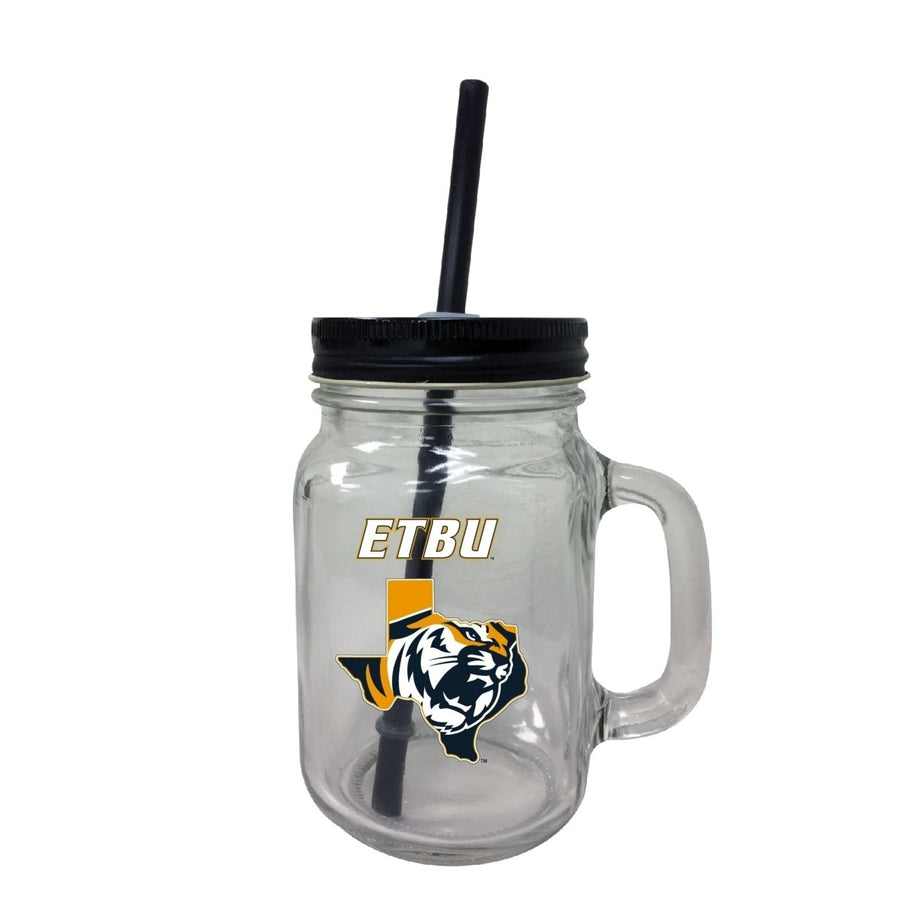 East Texas Baptist University 16 oz Mason Jar Glass 2 Pack Image 1