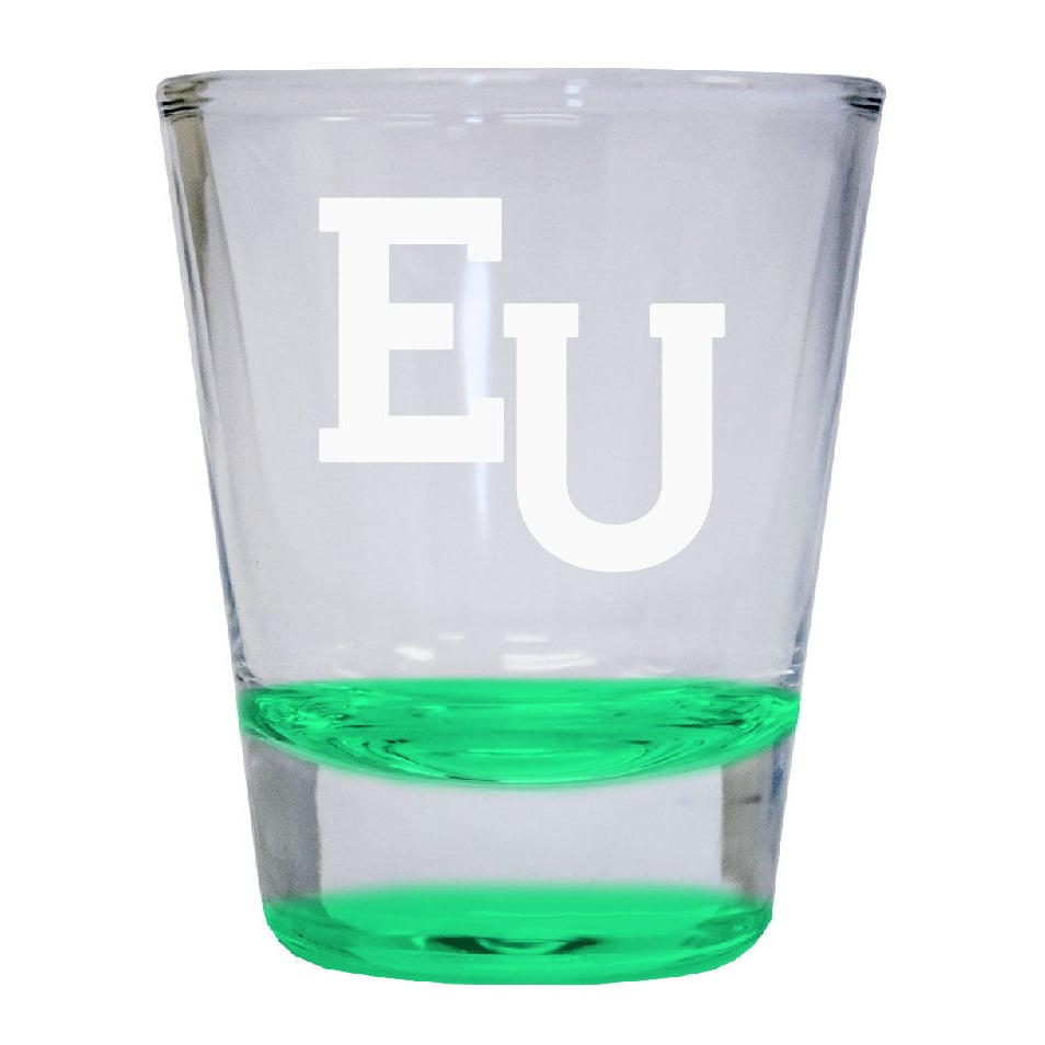 NCAA Edinboro University Collectors 2oz Laser-Engraved Spirit Shot Glass Green Image 1