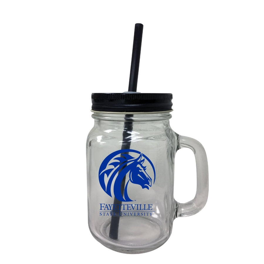 Fayetteville State University Mason Jar Glass 2-Pack Image 1