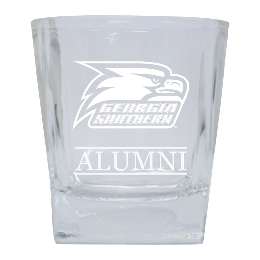 Georgia Southern Eagles Alumni Elegance - 5 oz Etched Shooter Glass Tumbler 4-Pack Image 1