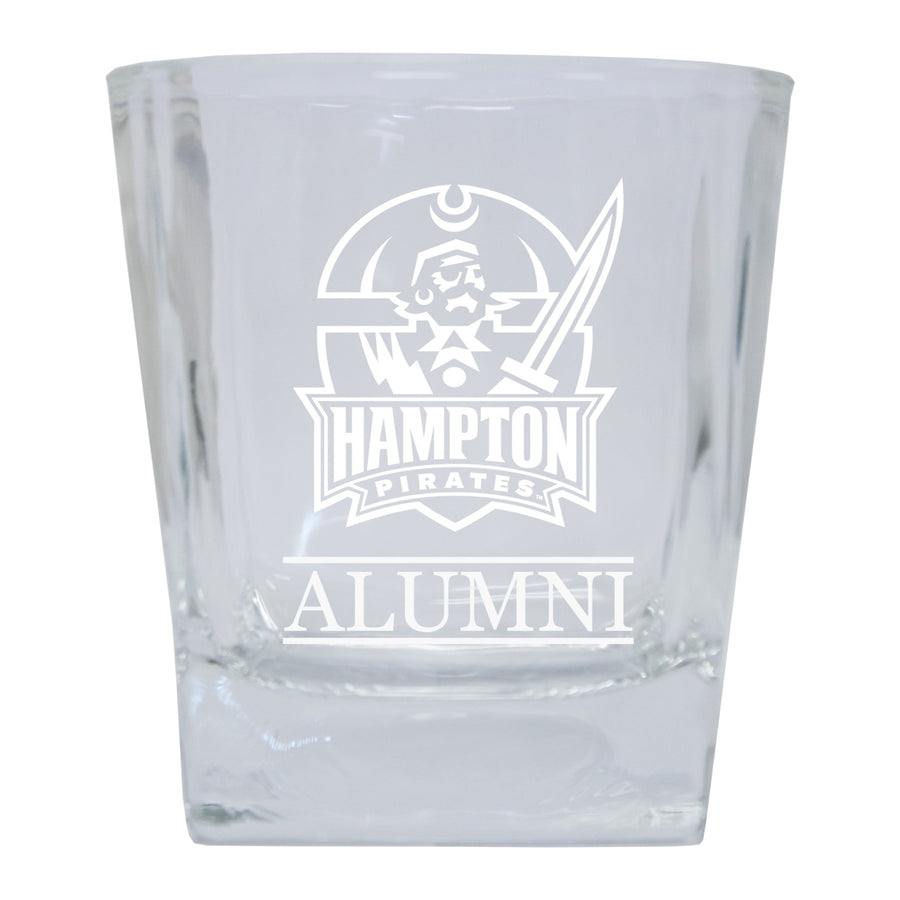 Hampton University Alumni Elegance - 5 oz Etched Shooter Glass Tumbler 4-Pack Image 1