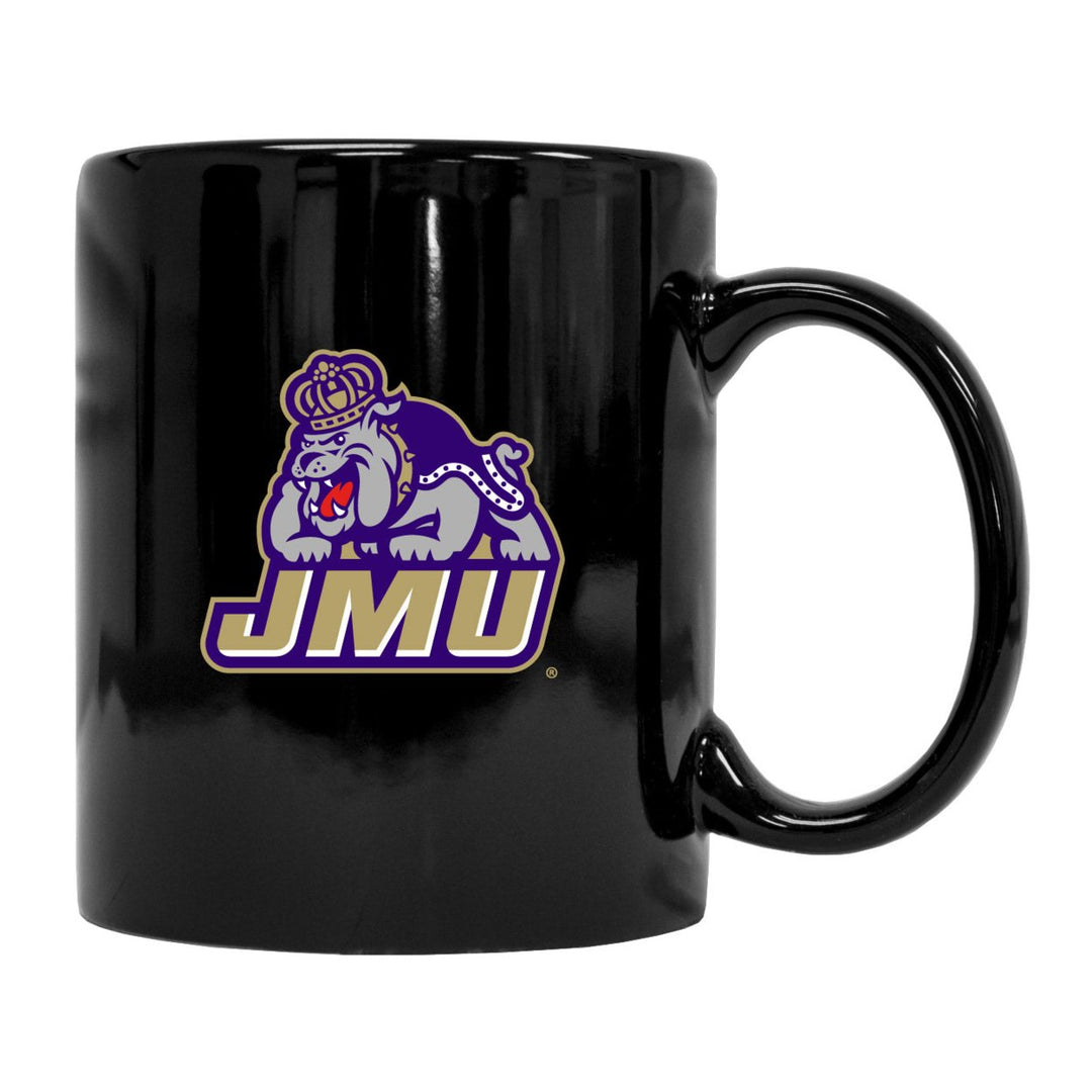 James Madison Dukes Black Ceramic Coffee NCAA Fan Mug (Black) Image 1