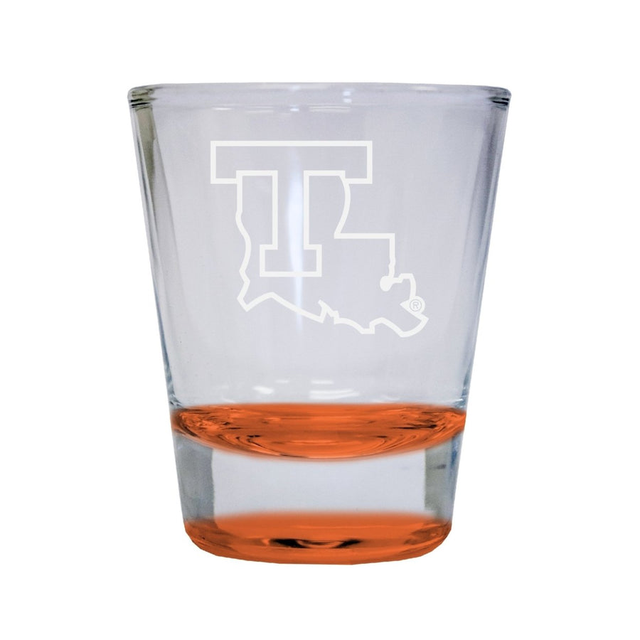 NCAA Louisiana Tech Bulldogs Collectors 2oz Laser-Engraved Spirit Shot Glass Orange Image 1