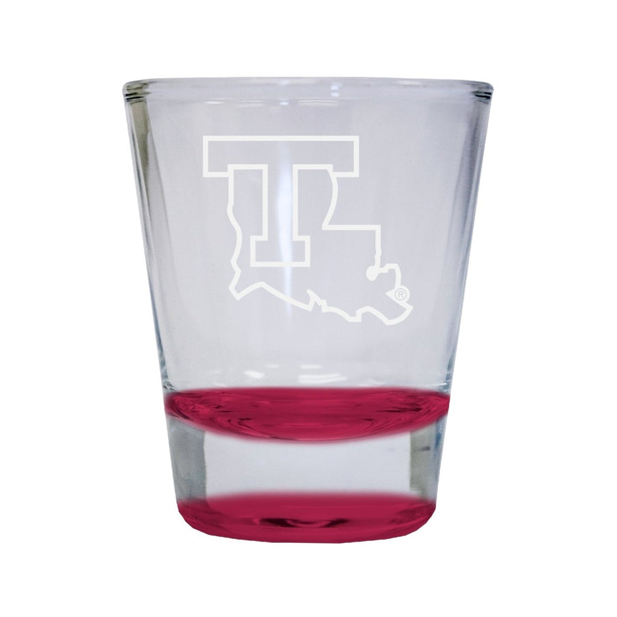 NCAA Louisiana Tech Bulldogs Collectors 2oz Laser-Engraved Spirit Shot Glass Red Image 1