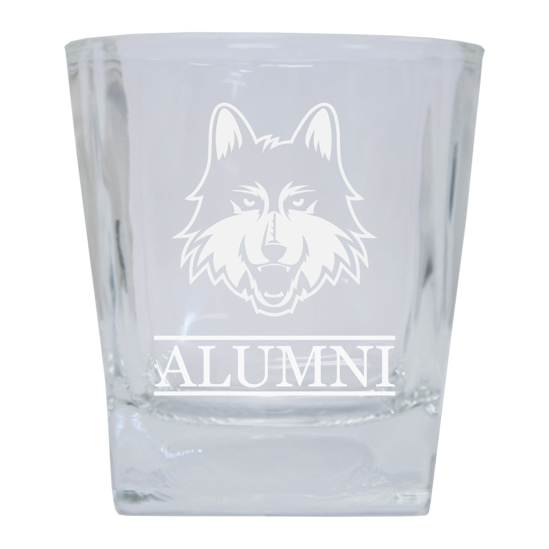 Loyola University Ramblers Alumni Elegance - 5 oz Etched Shooter Glass Tumbler 4-Pack Image 1