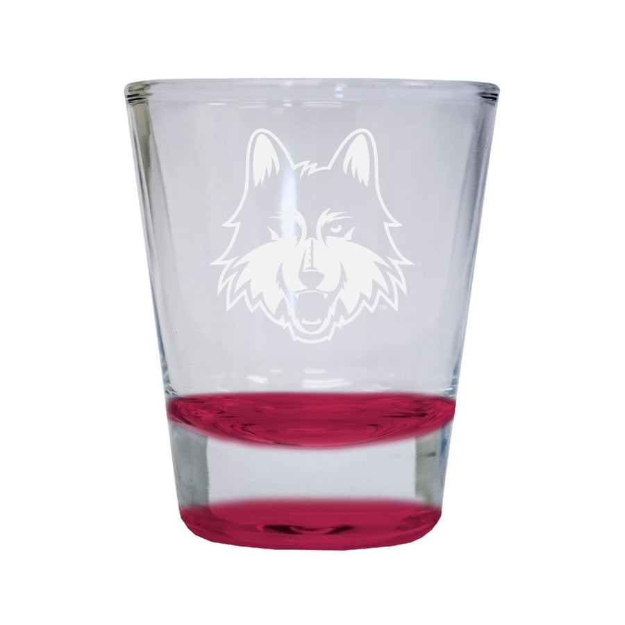 NCAA Loyola University Ramblers Collectors 2oz Laser-Engraved Spirit Shot Glass Red Image 1